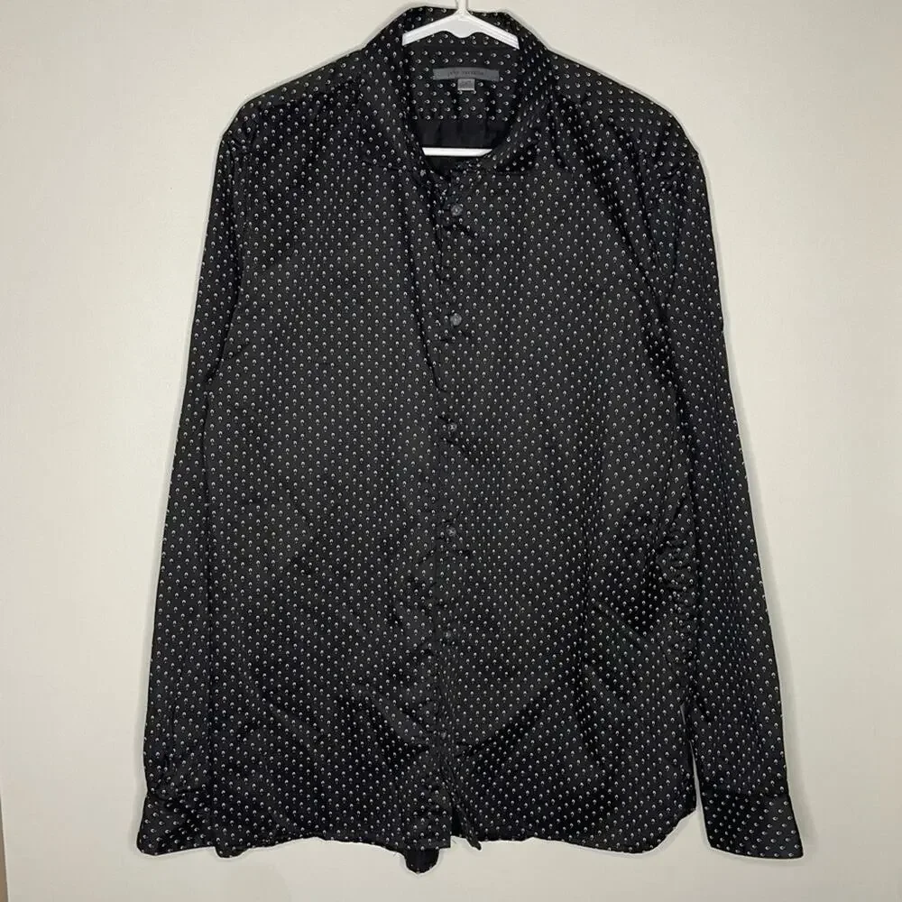 John Varvatos Men’s Ross Button Down Shirt Size L